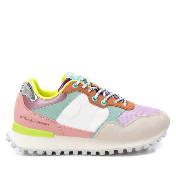 NEW XTI women's textile sneakers in multicolor - Picture 1 of 3